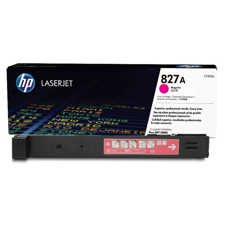 HP 827A Magenta LaserJet Toner, CF303A