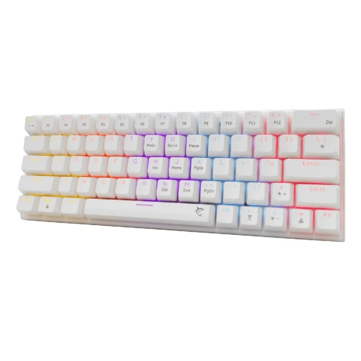 White shark gaming tastatura Wakizashi Blue SW US bijela