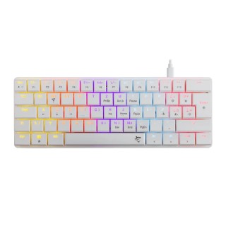 White shark gaming tastatura Nagamaki mehanička Red SW bijela