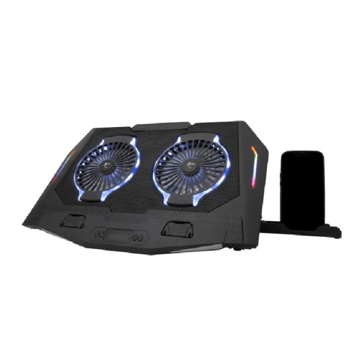 White shark hladnja za laptop GCP-10 ICE SHADOW 2 ventilatora RGB