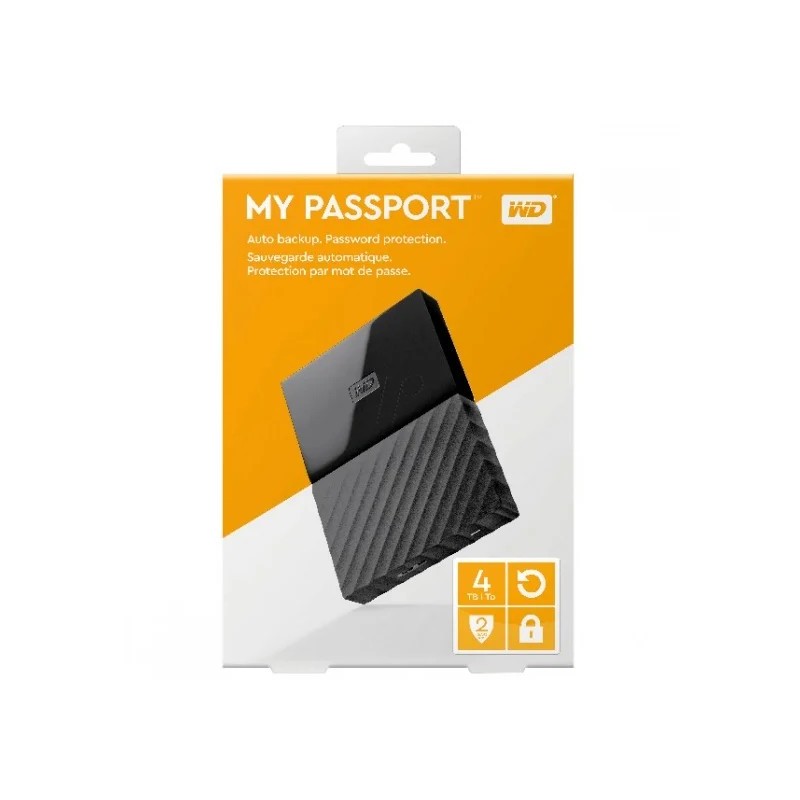 WD Externi 4TB MY Passport crni, WDBPKJ0040BBK