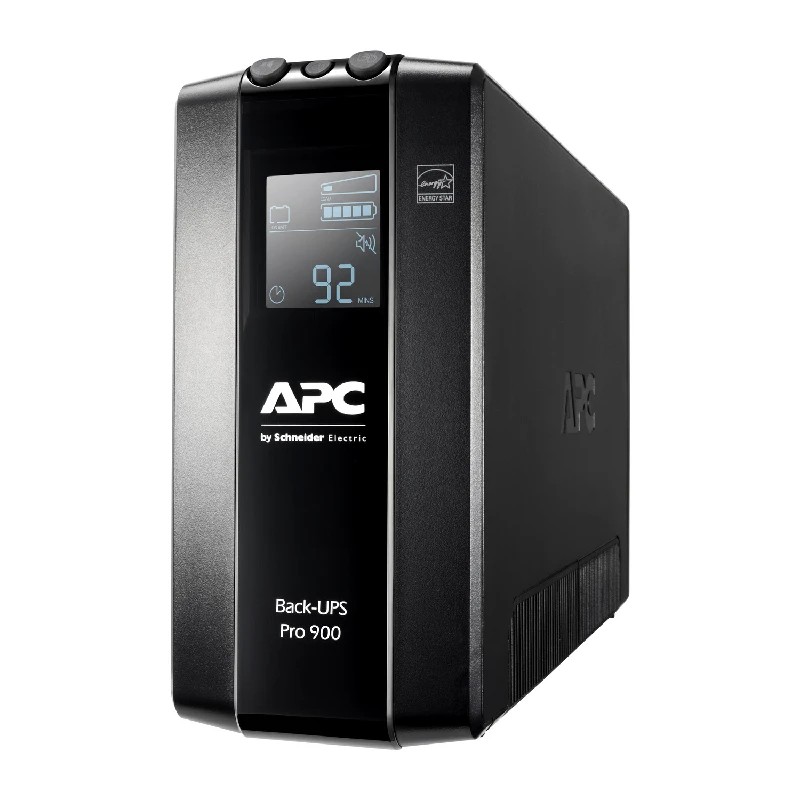 APC Back-UPS Pro, 900VA/540W, Tower, 230V, 6x IEC C13 outlets, AVR, LCD, User Replaceable Battery