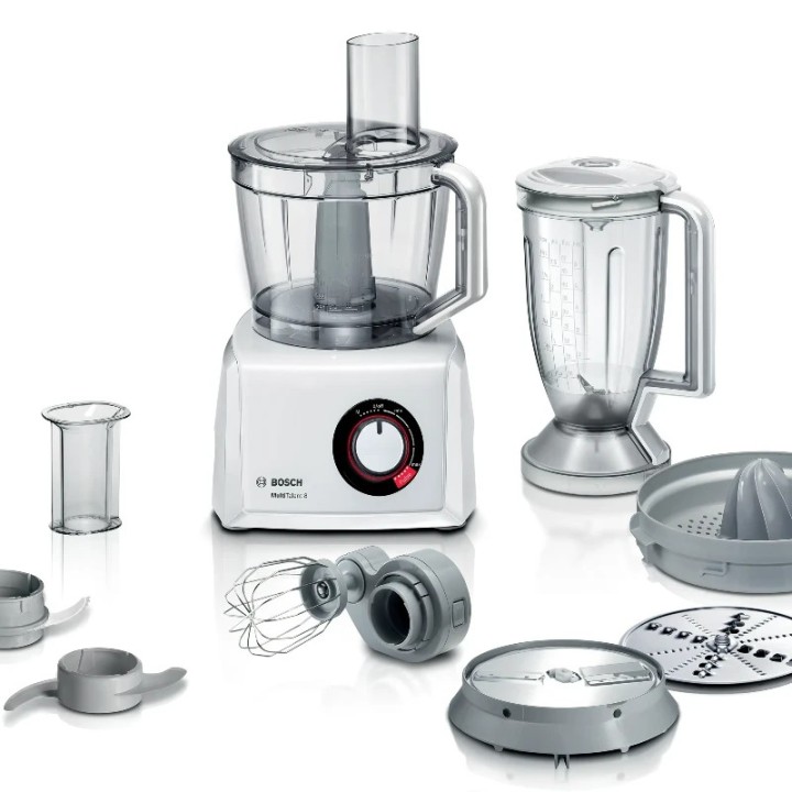 Bosch multipraktik MC812W620, 3.9L posuda, blender, sjeckalica, cijedilo, bijeli