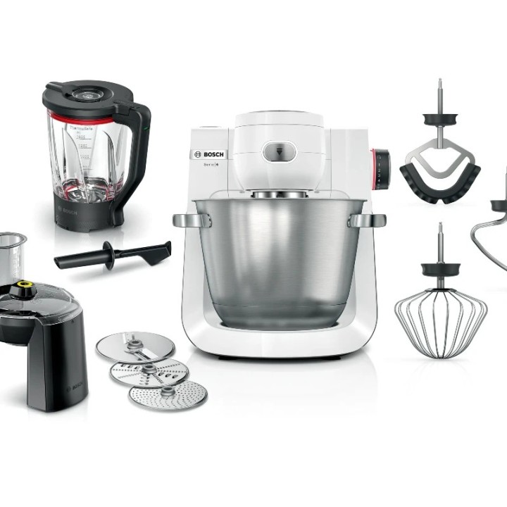 Bosch kuhinjski robot MUMS6EW22, 1600W, 5.5L, 7 brzina, bijela, inox posuda