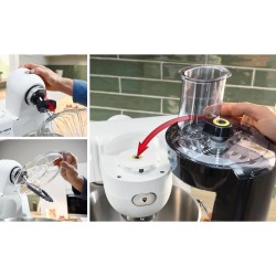 Bosch kuhinjski robot MUMS6EW22, 1600W, 5.5L, 7 brzina, bijela, inox posuda