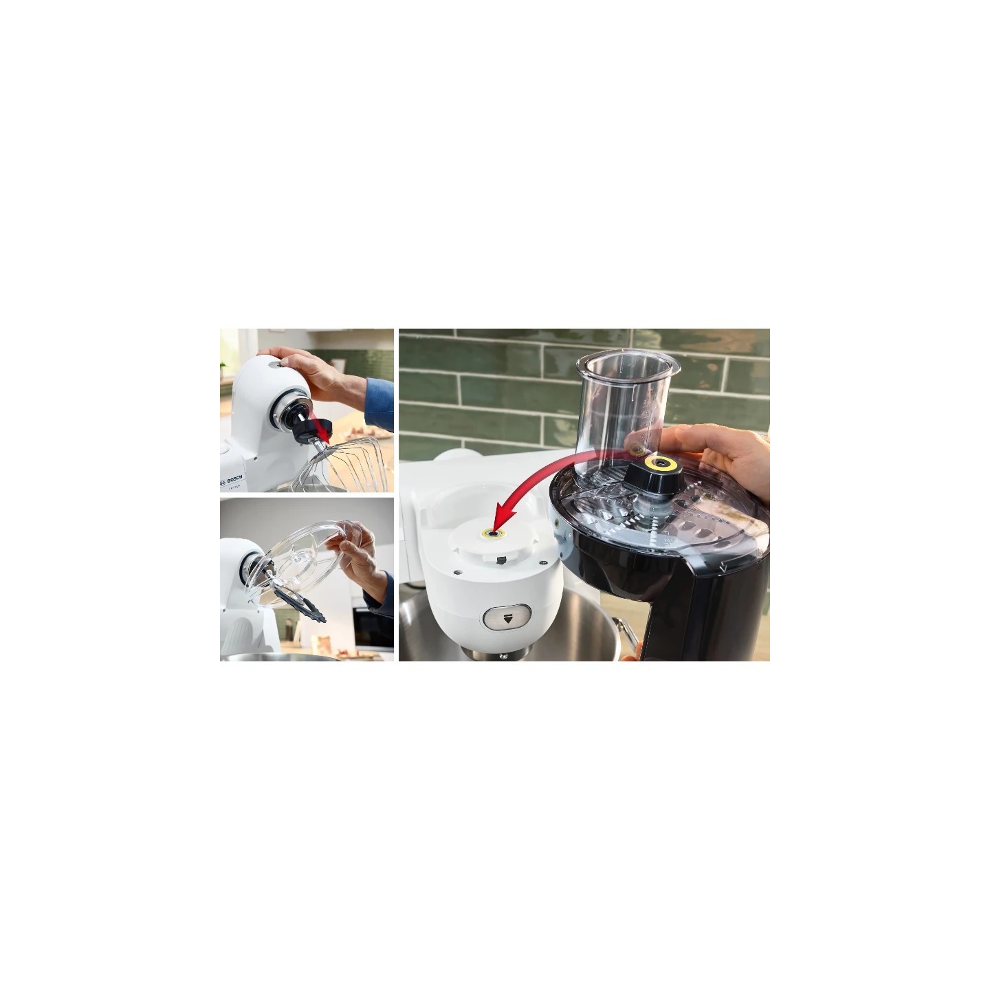 Bosch kuhinjski robot MUMS6EW22, 1600W, 5.5L, 7 brzina, bijela, inox posuda