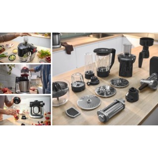 Bosch multipraktik MUMS6ZS34, 1600W, 5.5L, 7 brzina, crna inox
