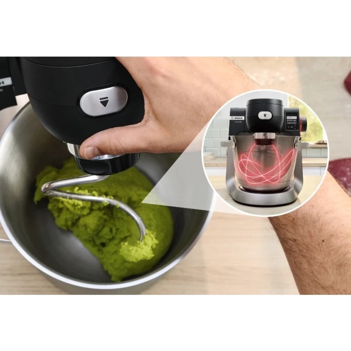 Bosch multipraktik MUMS6ZS34, 1600W, 5.5L, 7 brzina, crna inox