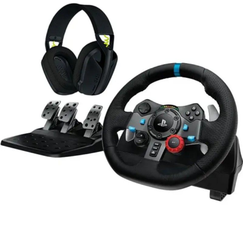 Logitech volan G29 PlayStation 5,4,3 i PC + slušalice G435 crne