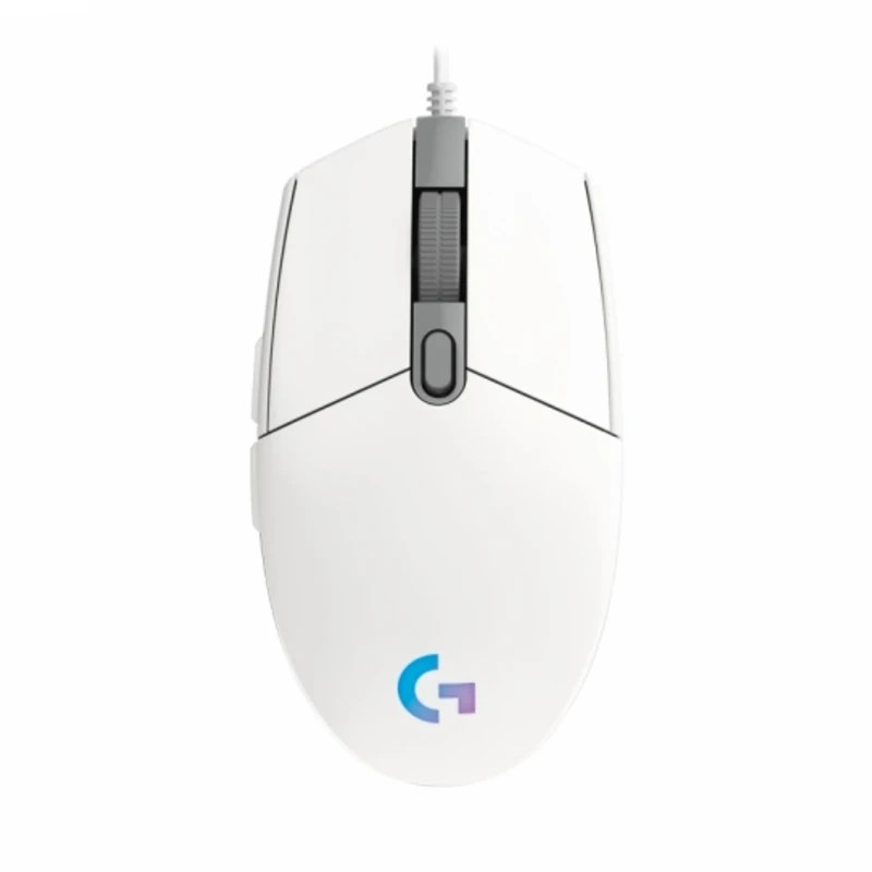 Logitech miš gaming G203 LIGHTSYNC bijeli