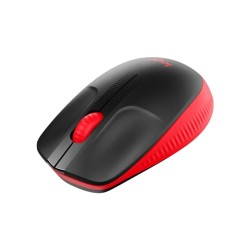Logitech miš M190 wireless crno/crveni