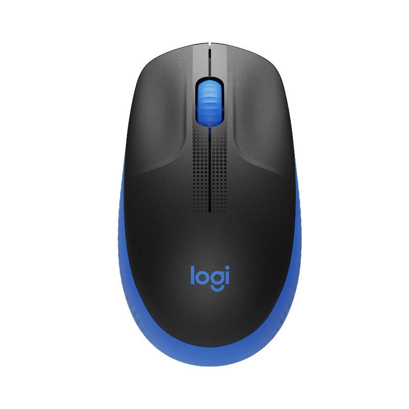 Logitech miš M190 wireless crno/plavi