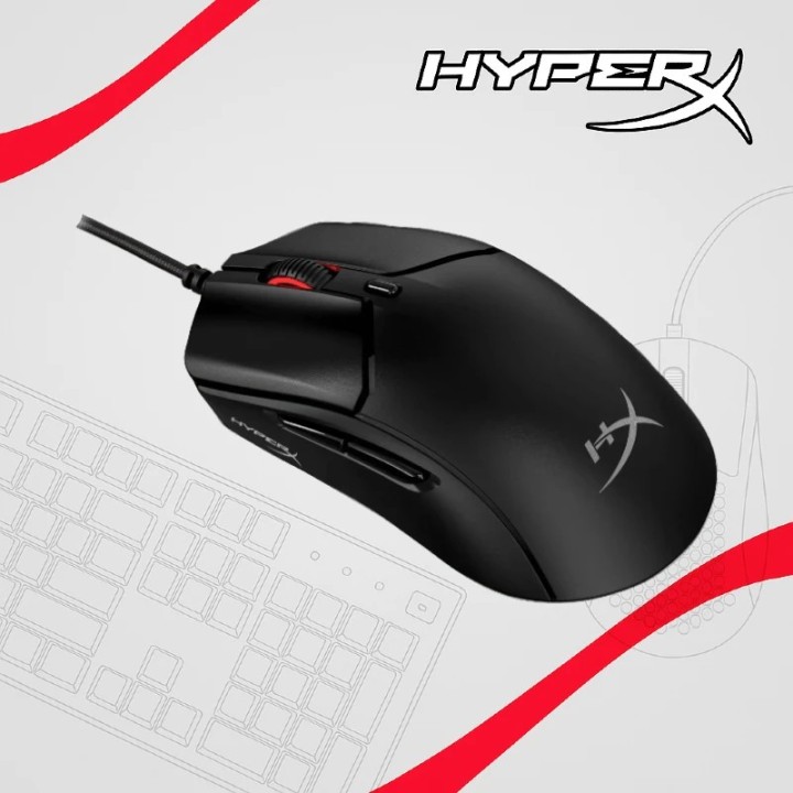 HyperX Pulsefire Haste 2 Gaming Miš Crni