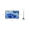 Samsung TV QE55Q8FAAUXXH QLED 55'' 4K UHD, Tizen