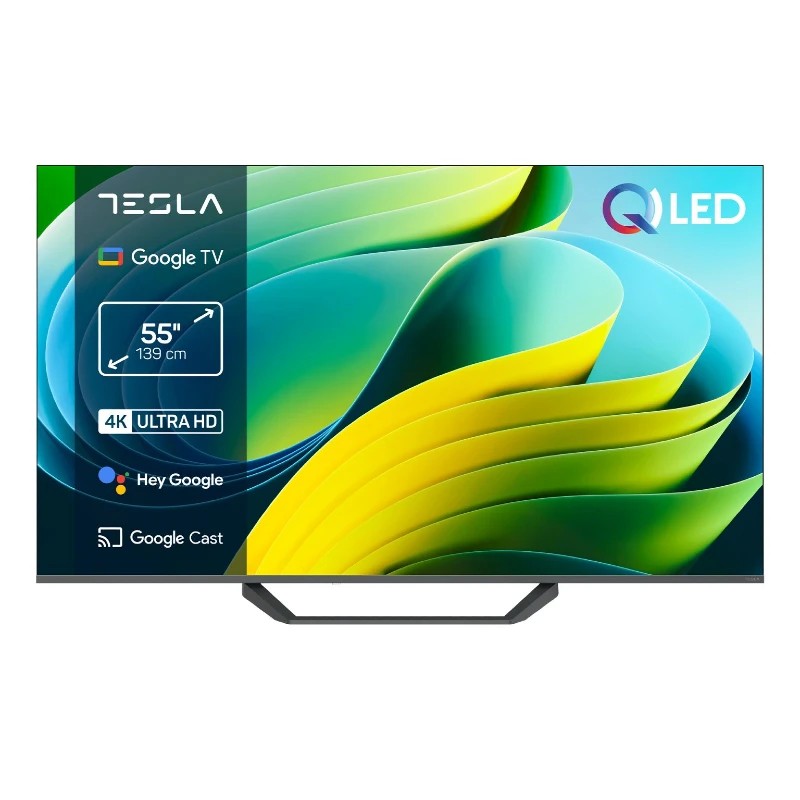 Tesla TV Q55E655GUS LED 55'' (140cm) 4K UHD QLED, Google TV