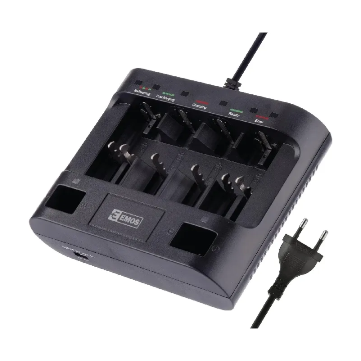 Emos punjač baterija sa USB portom UNI6 - N9168S