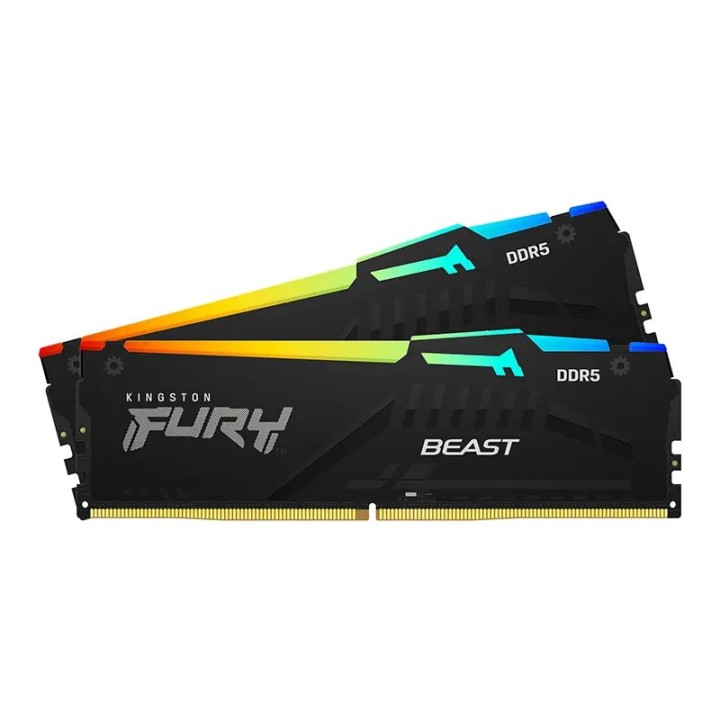 RAM memorija Kingston Fury Beast RGB 32GB (2x16BG) DDR5 5600MHz