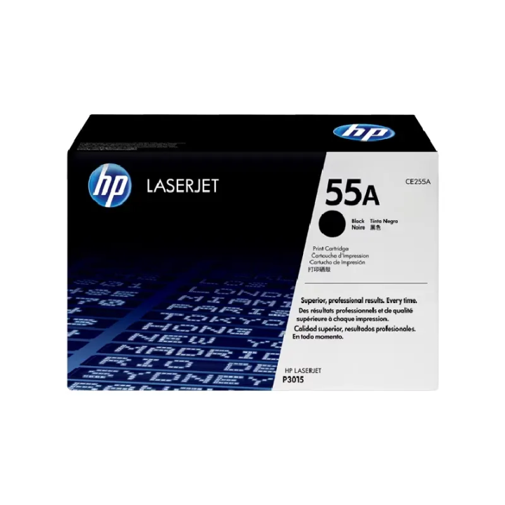 HP toner CE255A (55A) crni
