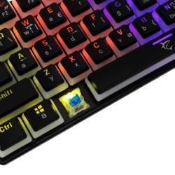 White shark gaming tastatura Ashiko mehanička blue SW crna