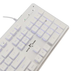 White shark gaming tastatura Tachi US bijela