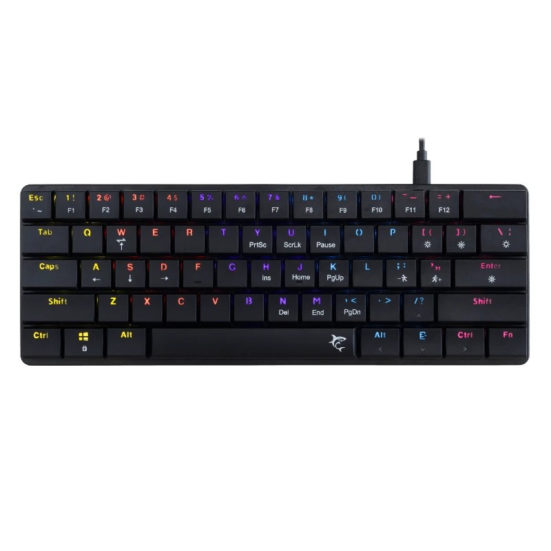 White shark gaming tastatura Nagamaki mehanička red SW US crna