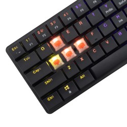 White shark gaming tastatura Nagamaki mehanička red SW US crna
