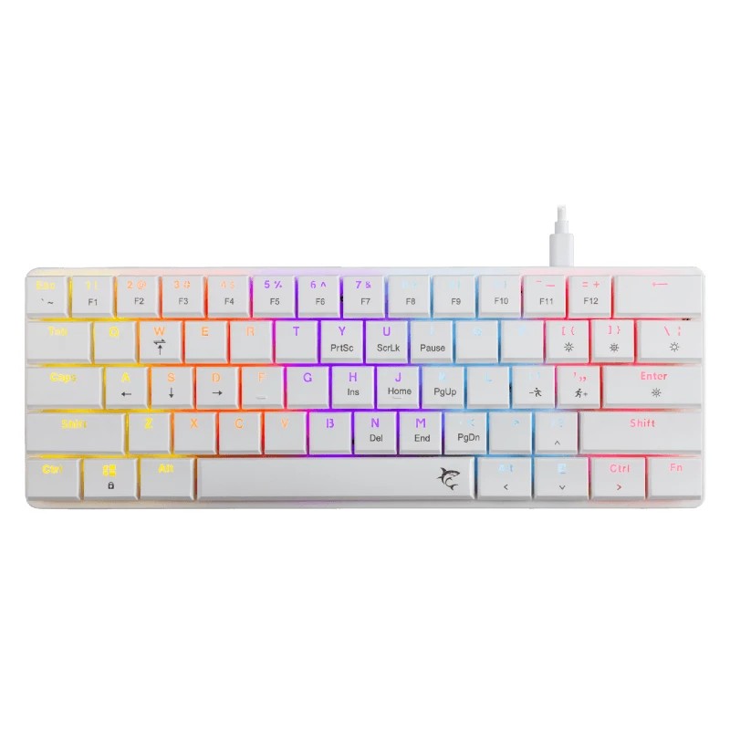 White shark gaming tastatura Nagamaki mehanička red SW US bijela