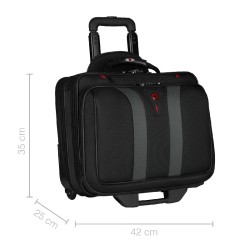 Wenger torba za laptop sa točkičima i ručkom Granada 17'' crna