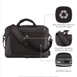 Wenger torba za laptop XE Brief 16'' sivo-crna