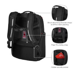 Wenger ruksak za Laptop New Icons, Meteor, Crni (653188)