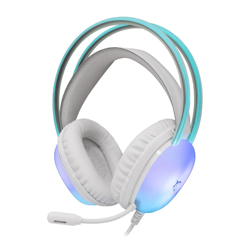 White shark slušalice Peacock-2 bijele