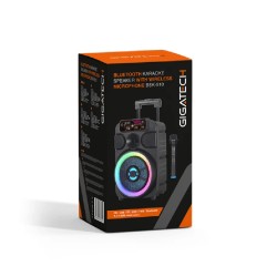 Zvučnik Gigatech BSK-510 (FM/USB/TF/bluetooth) 8 karaoke s wireless mikrofonom