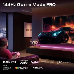 Hisense TV 75E7Q PRO QLED 75'' (190cm) 4K UHD 144Hz VIDAA OS
