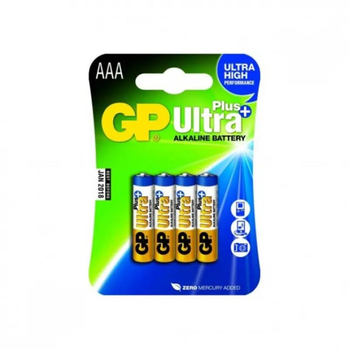 Baterija GP AAA 1,5V Ultra Plus blister 4/1 B1711
