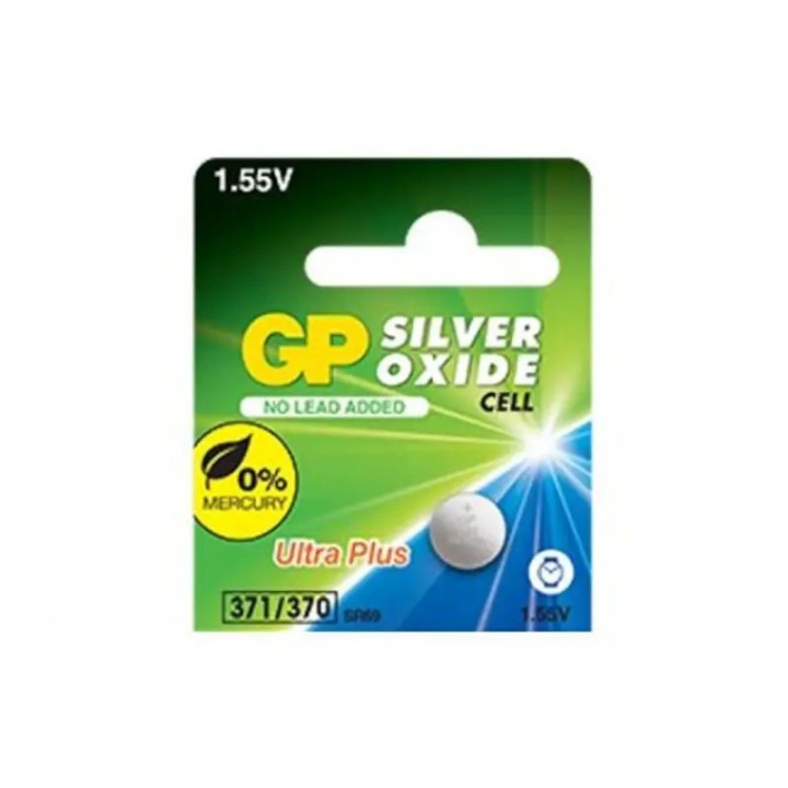 Baterija GP dugmasta 371F 1,55V srebreno oksidna 1 kom B3371F
