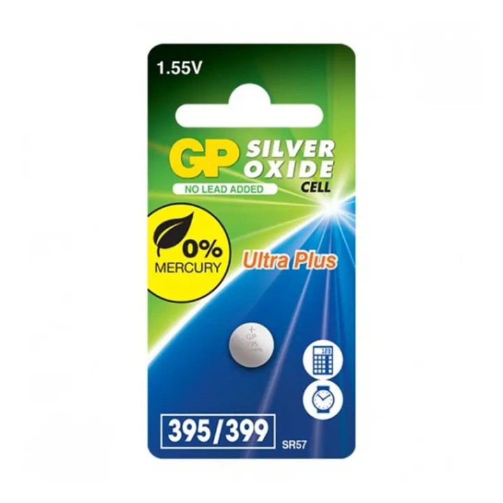 Baterija GP dugmasta 395F 1,55V srebreno oksidna 1 kom B3395F