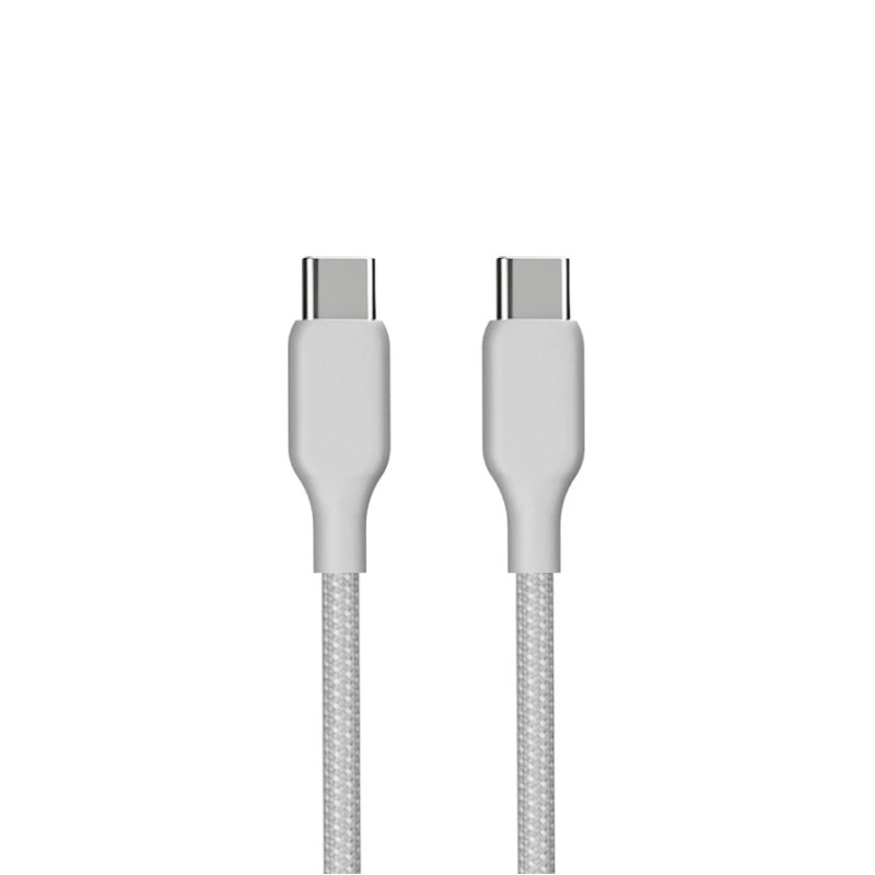 Gigatech kabal za punjenje XZ340 1m 60W Type C srebrni