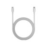 Gigatech kabal za punjenje XZ340 1m 60W Type C srebrni