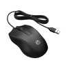 HP miš Wired 100 (6VY96AA) USB crni