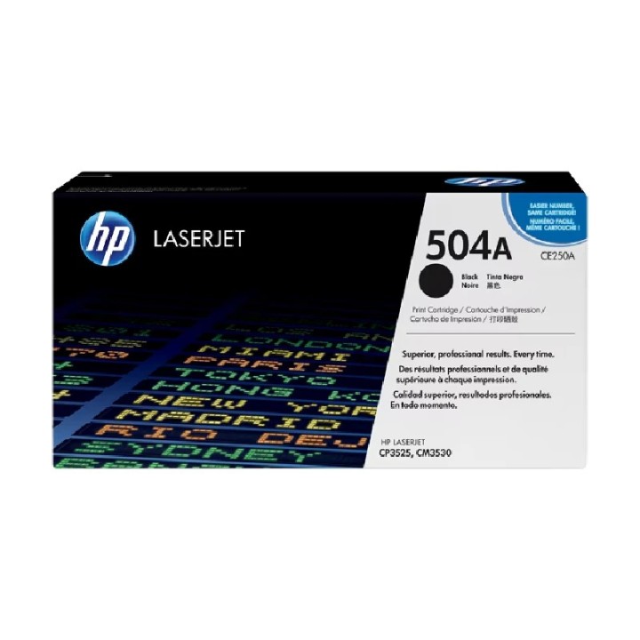 HP toner CE250A (504A) crni
