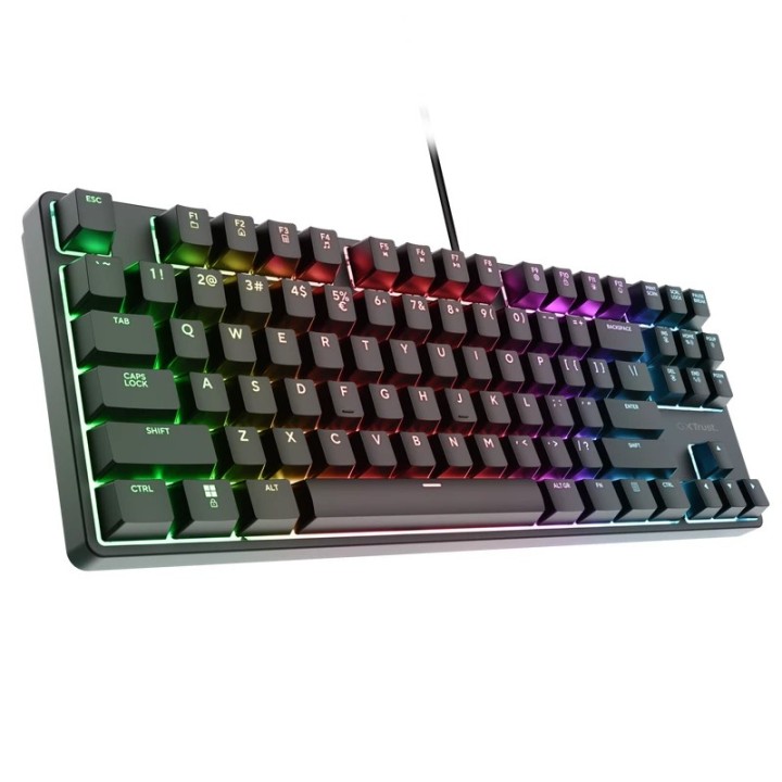 Trust mehanička gaming tastatura GXT 864 CADA TKL RGB
