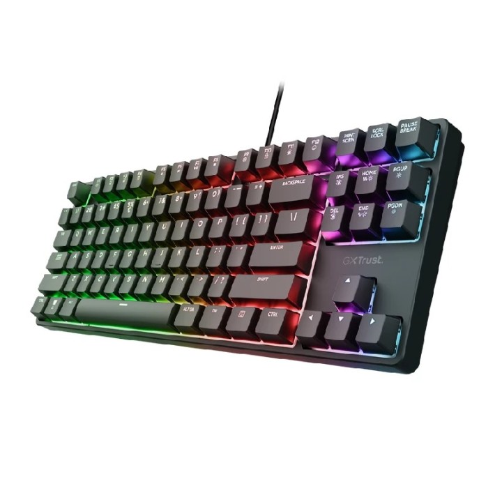 Trust mehanička gaming tastatura GXT 864 CADA TKL RGB