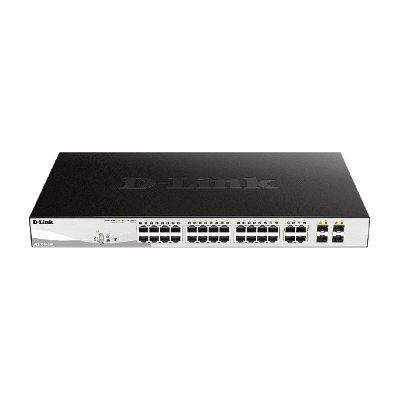 D-Link switch 24-portni gigabit PoE web managed, DGS-1210-28P