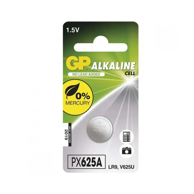 Baterija GP dugmasta 625A 1,5V blister 1/1 B1325 alkalne