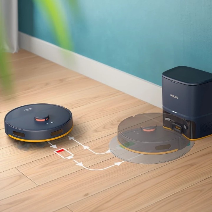 Philips robot usisivač XU2100/15 Wi-Fi 680W, 120 min, LDS navigacija, plavi