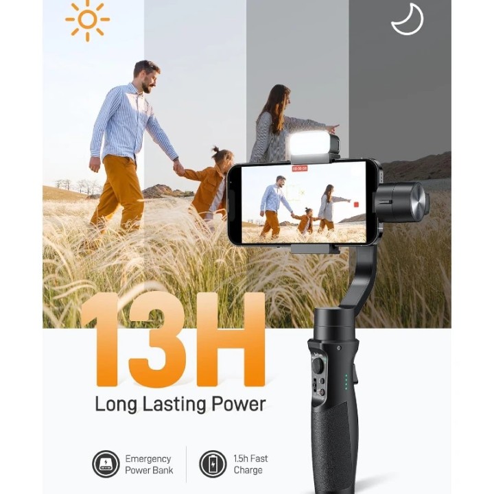 Hohem Stabilizator iSteady Mobile+ Kit Black 3-Axis Gimbal za Mobitel