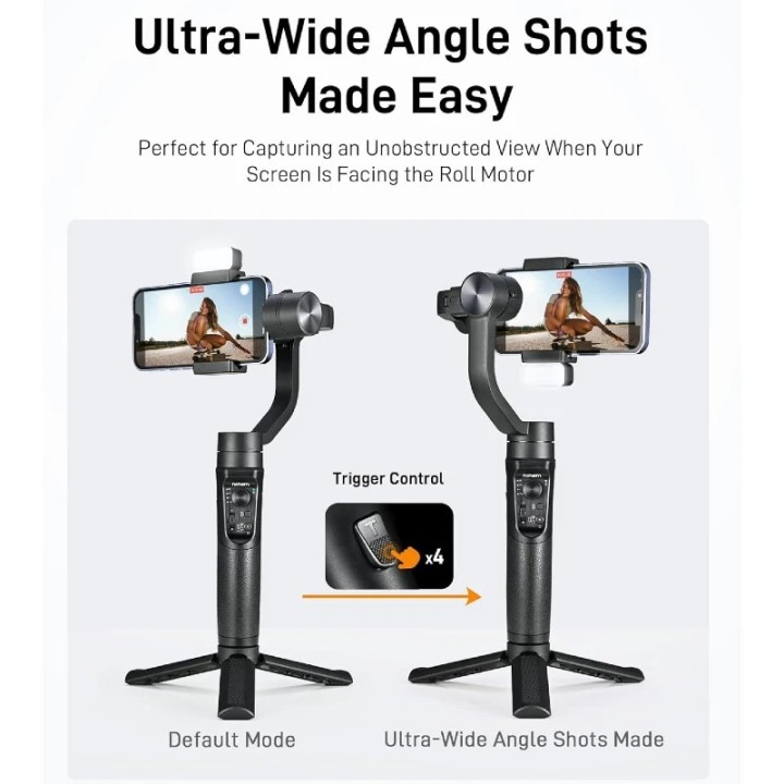 Hohem Stabilizator iSteady Mobile+ Kit Black 3-Axis Gimbal za Mobitel