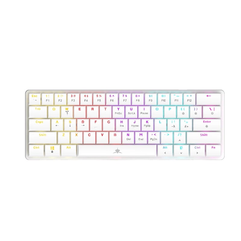 White shark gaming tastatura Nagamaki mehanička Blue SW US bijela