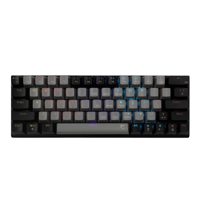 White shark gaming tastatura Wakizashi mehanička Blue SW sivo-crna