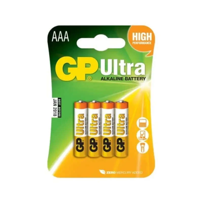 Baterija GP AAA 1,5V Ultra blister 4/1 B1911